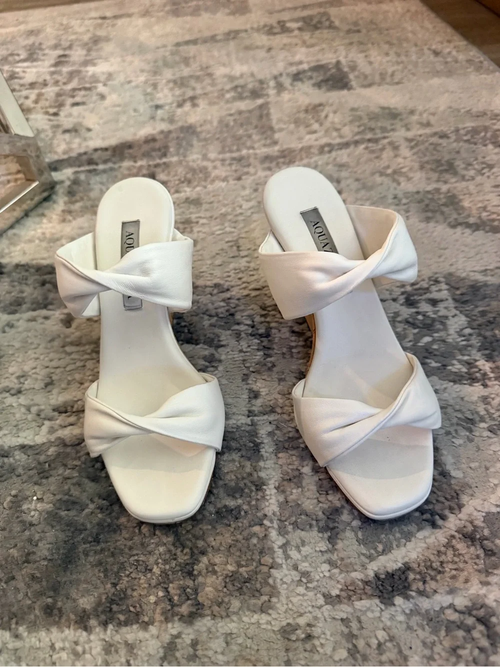 Aquazzura Twist Wedge Sandals